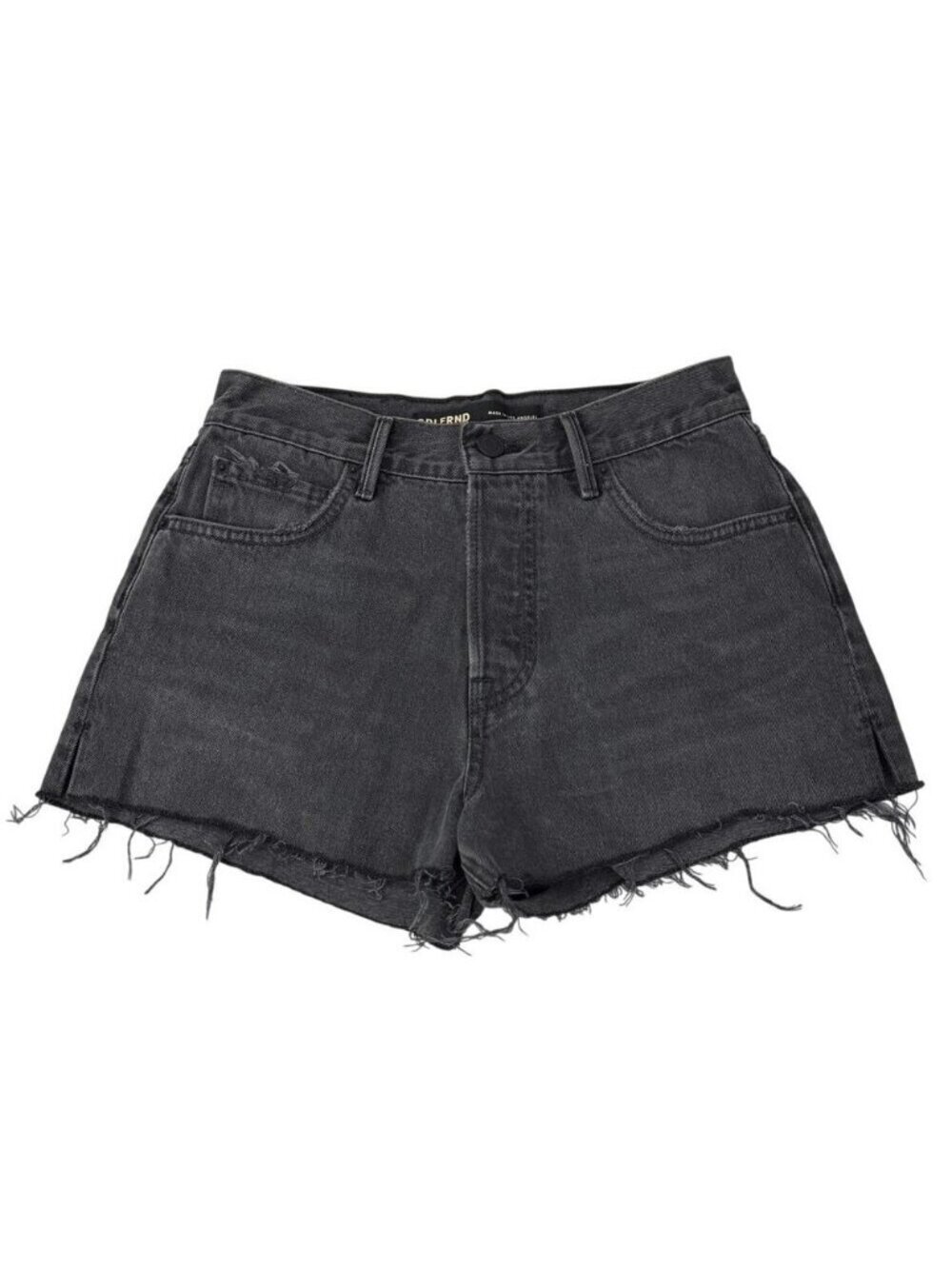 Grlfrnd Lyric High Rise Split Hem Short In Franklin Canyon - Picture 3 of 9